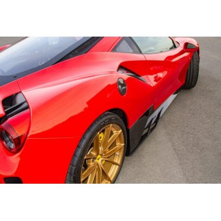 Capristo Ferrari 488/F8 side skirts with wings