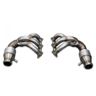 Exhaust manifold kit with KAT 300 cells stainless steel Tub Style Porsche 997 GT3 from 2006 to 2011