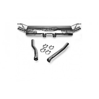 Stainless steel exhaust terminal Porsche Cayenne Turbo style pipes from 2007 to 2010