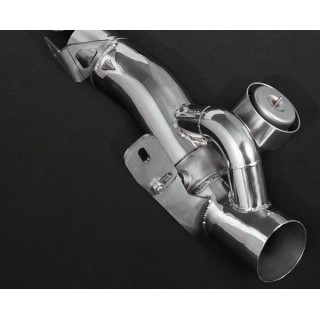 Terminal exhaust with Capristo Ferrari 488 Pista stainless steel valve