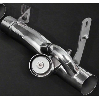 Terminal exhaust with Capristo Ferrari 488 Pista stainless steel valve