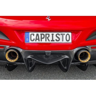 Diffuseur arrière en carbone Capristo Ferrari F8