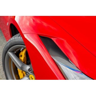 Capristo Ferrari F8 spider carbon headlight air intakes