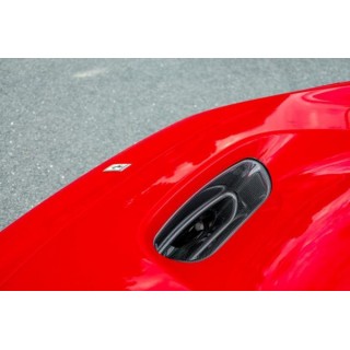 Prises d'air avant en carbone Ferrari F8 spider