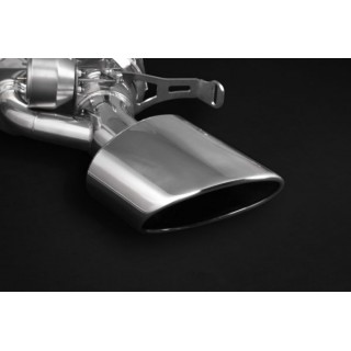 Exhaust system with ECE valve + central pipes and oval tailpipes RS CES3 Capsito Audi Rs5 F5