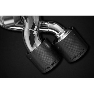 Complete exhaust with Capristo Audi Rs6 / Rs7 carbon terminal valves