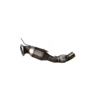 Downpipe with catalyst (NO OPF) Aros stainless steel BMW 118I SDRIVE 1.5T (B38 ENGINE 136 HP) from 2019 to 2022 Type F40