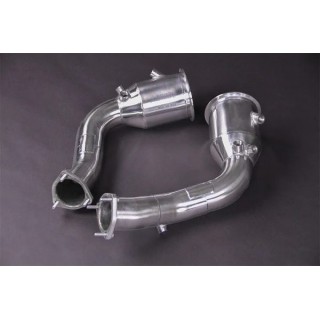 Downpipes catalytic converters 250 cells OE OPF/GPF Capristo Audi Audi S8 D5