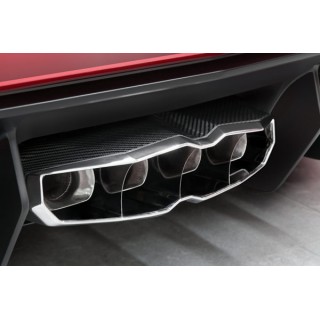 Terminal exhaust with stainless steel valve Capristo Lamborghini Aventador LP700