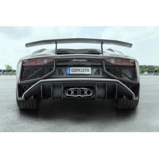 Scarico terminale valvolato telaio carbonio/inox Capristo Lamborghini Aventador LP750 SV