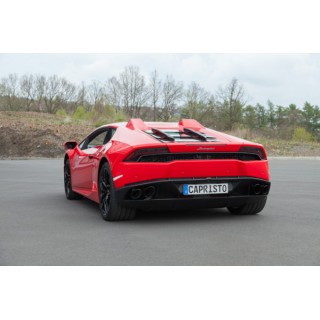 Capot en carbone et verre avec prises d'air Capristo Lamborghini Huracan LP580/610