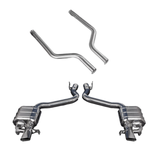 Terminal exhaust with valve + central pipes Capristo Mercedes AMG GT63/S X290 from 2018