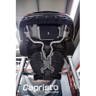 Exhaust with Capristo BiTurbo valve Mercedes C-Class AMG C63 W205 from 2014