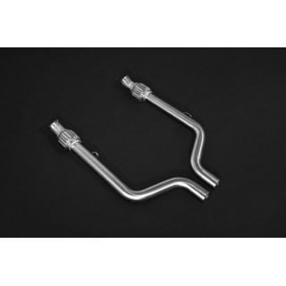 Scarico con valvola + tubi centrali Capristo Mercedes AMG Classe E400 A / C238 2016 - 2018