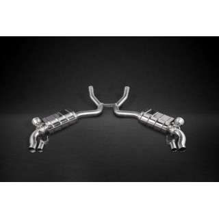 Auspuff mit Ventil + Zentralrohre CES3 Capristo Mercedes AMG S63/500 C217 2014-2020