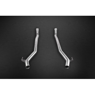 Auspuff mit Ventil + Zentralrohre CES3 Capristo Mercedes AMG S63/500 C217 2014-2020