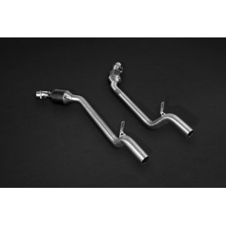 Tubes centraux avec catalyseurs sportifs 100 cellules Capristo Mercedes AMG SL63 (R231) Biturbo 2012-2020