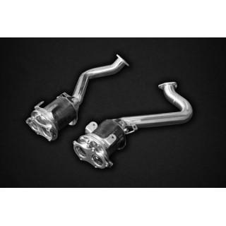 Exhaust manifolds + sports catalysts 100 cells Capristo Porsche 718 Spyder/GTS/Cayman GT4