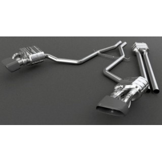 Valved terminal exhaust + central pipes CES3 Capristo Porsche 970 Panamera Executive Extended V8 S/4S/GTS