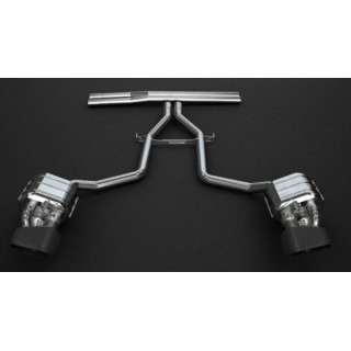 Exhaust with valve + central pipes PSE Capristo Porsche 970 Panamera Executive Extended Turbo/S