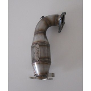 Downpipe con catalizzatore corto acciaio inox Aros Fiat 500 Abarth 1.4 Turbo (140 HP) dal 2015 al 2016 Type 312