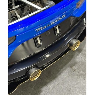 Scarico terminale cromo oro nero Capristo Maserati MC20