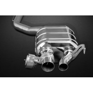 Terminal exhaust with valve + central pipes Capristo Bentley Continental GT W12 Speed/ SuperSport/ GTC