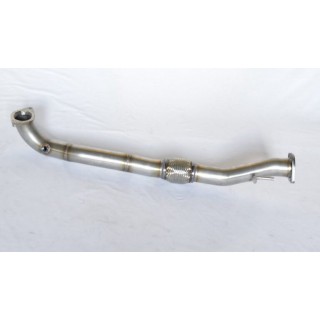 Section from downpipe to central Aros stainless steel Fiat Grande Punto 1.4 T-jet (120 Hp) from 2007 to 2009 Type 199