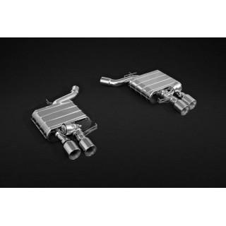 Silencieux d'échappement ECE avec valve + silencieux en acier inoxydable CES3 Caprsito BMW 650i v8 2011-2019