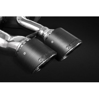 Valved exhaust + CES3 capristo carbon central pipes and terminals BMW X5/6M F15/16 2013-2018