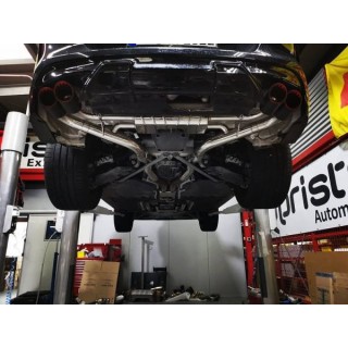 Exhaust + central pipes and terminals in Capristo carbon BMW X5/6M G05/06