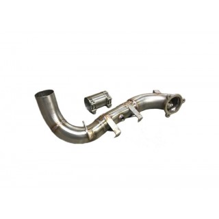 Decatalyzed stainless steel downpipe Aros Mercedes Class A 160 1.6T (102 Hp) from 2015 to 2018 Type W176