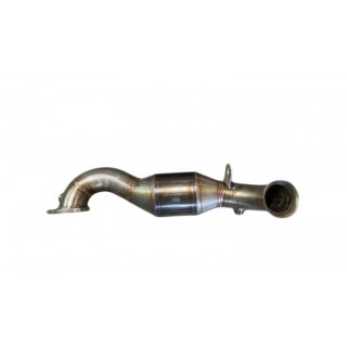 Catalyzed stainless steel downpipe Aros Peugeot 207 1.6 Type W