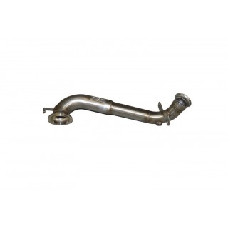 Decatalyzed stainless steel downpipe Aros Peugeot 208 2nd series 1.2 (100/130 Hp) from 2019 to 2023 Type U