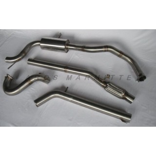 Complete decatalyzed stainless steel exhaust line Aros Renault Magane 3 RS 2.0 Type Z