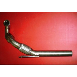 Catalyzed downpipe D70 stainless steel Aros Seat Leon 5F Cupra 2.0 TSI (265/280 Hp) from 2013 to 2015 Type 5F