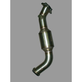 Downpipe with HJS stainless steel catalyst Aros Subaru Impreza WRX STI from 2002 to 2007 Type GD/GD