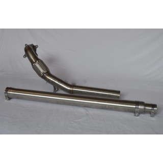 Decatalyzed downpipe D70 stainless steel Aros Volkswagen Golf 5 GTI 2.0 (200/230 Hp) from 2004 to 2008 Type 1K