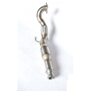 Downpipe catalizzato D76 acciaio inox Aros Volkswagen Polo R WRC 2.0 TSI (220 Hp) dal 2013 al 2014 Type 6R