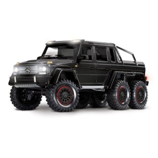 Automodello Traxxas TRX-6 MERCEDES-BENZ G 63 AMG 6X6 TRAIL CRAWLER CON KIT LUCI Nero Cod. TXX88096-4-BLK