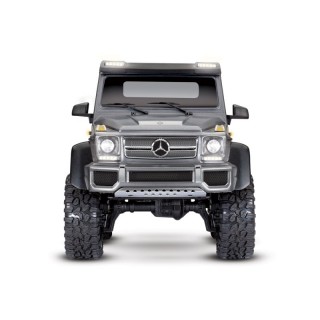 Automodello Traxxas TRX-6 MERCEDES-BENZ G 63 AMG 6X6 TRAIL CRAWLER CON KIT LUCI Grigio Cod. TXX88096-4-SLVR