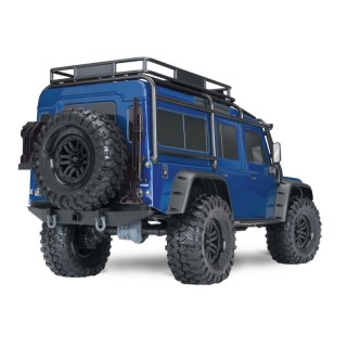 Automodello Traxxas TRX-4 LAND ROVER DEFENDER TRAIL CRAWLER Blu Cod. TXX82056-4-BLUE