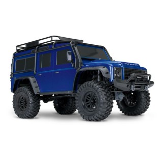 Automodello Traxxas TRX-4 LAND ROVER DEFENDER TRAIL CRAWLER Blu Cod. TXX82056-4-BLUE