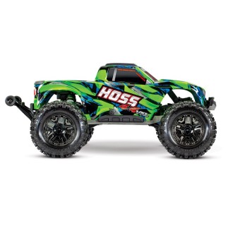 Automodello Traxxas HOSS 4WD MONSTER TRUCK 1:10 BRUSHLESS VXL-3S TSM Verde Cod. TXX90076-4-GRN