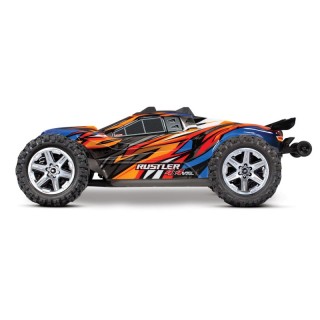 Automodelli Traxxas RUSTLER VXL 4WD BRUSHLESS TSM Blu/Arancione TXX67076-4