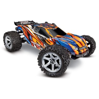 Automodelli Traxxas RUSTLER VXL 4WD BRUSHLESS TSM Blu/Arancione TXX67076-4