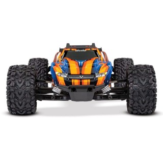 Automodelli Traxxas RUSTLER VXL 4WD BRUSHLESS TSM Blu/Arancione TXX67076-4