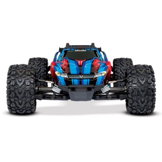 Automodelli Traxxas RUSTLER VXL 4WD BRUSHLESS TSM Blu/Rosso TXX67076-4