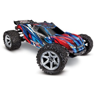 Automodelli Traxxas RUSTLER VXL 4WD BRUSHLESS TSM Blu/Rosso TXX67076-4