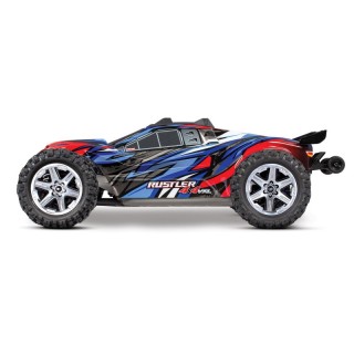 Automodelli Traxxas RUSTLER VXL 4WD BRUSHLESS TSM Blu/Rosso TXX67076-4